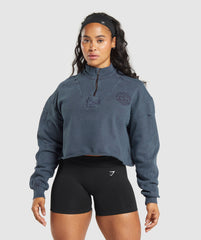 Premium Legacy Sweatshirt Heavy Blue