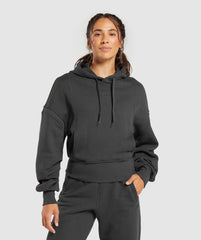 Heavyweight Loopback Sweat Hoodie Asphalt Grey