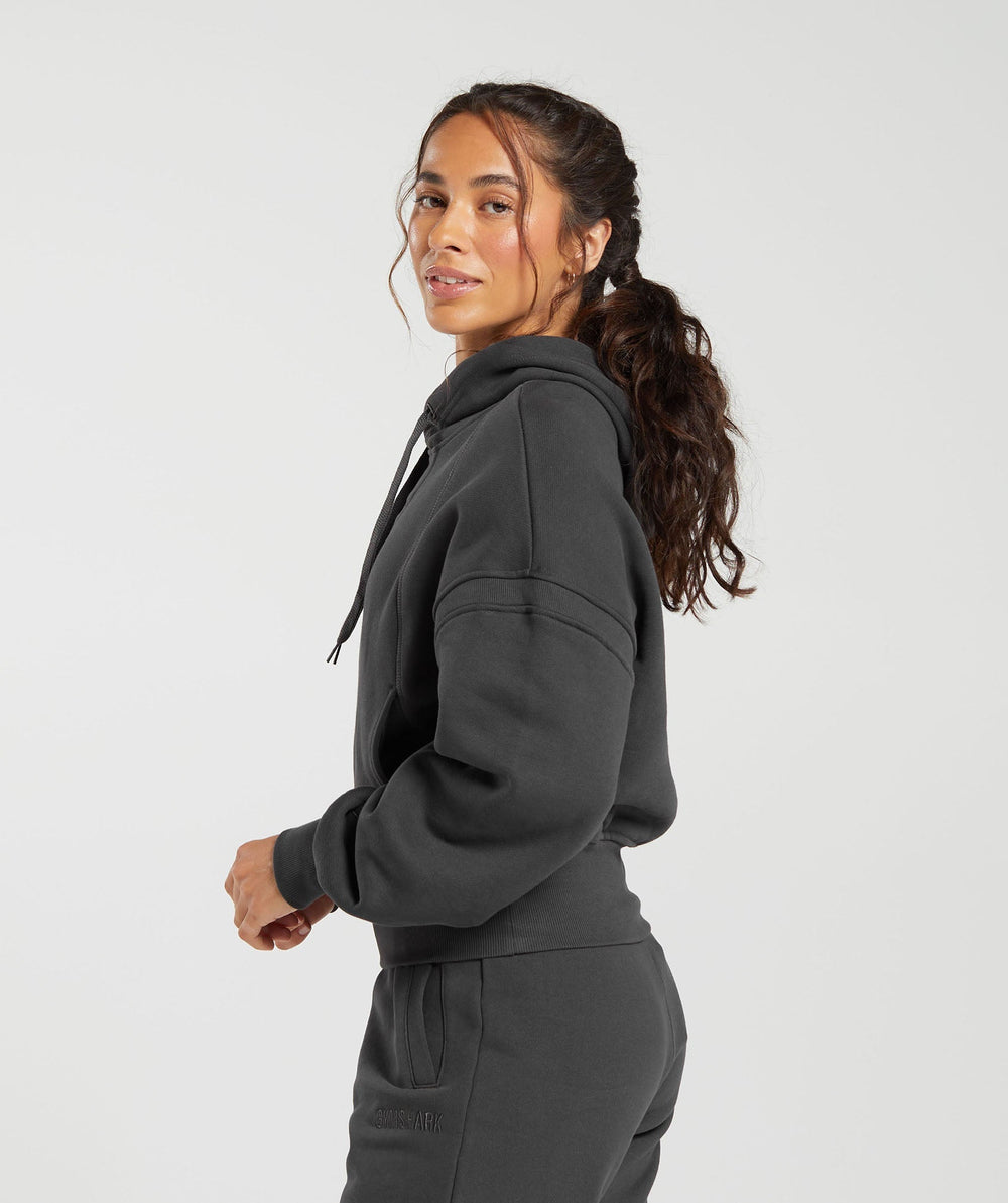 Heavyweight Loopback Sweat Hoodie Asphalt Grey