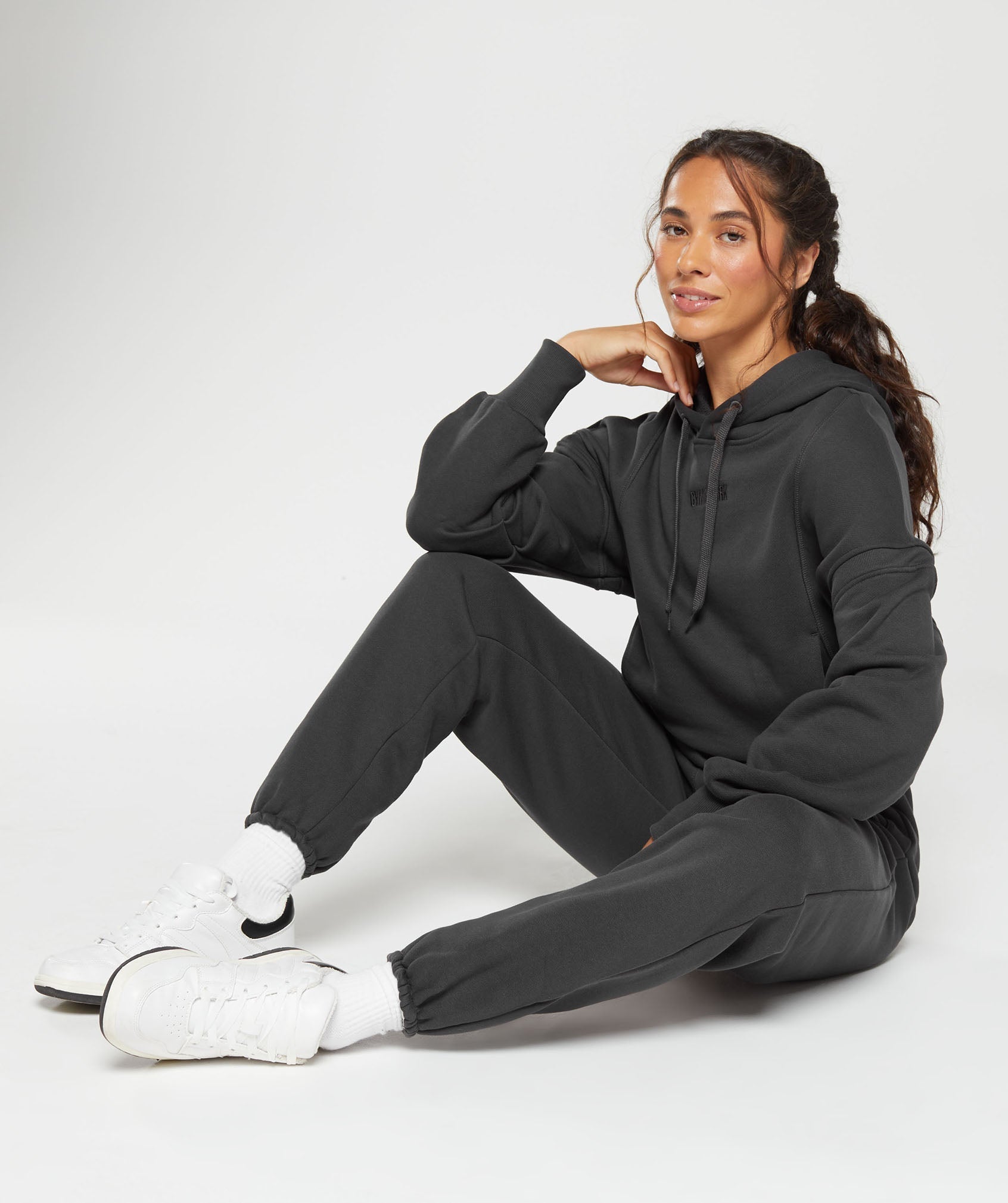 Heavyweight Loopback Sweat Hoodie Asphalt Grey