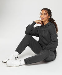 Heavyweight Loopback Sweat Hoodie Asphalt Grey