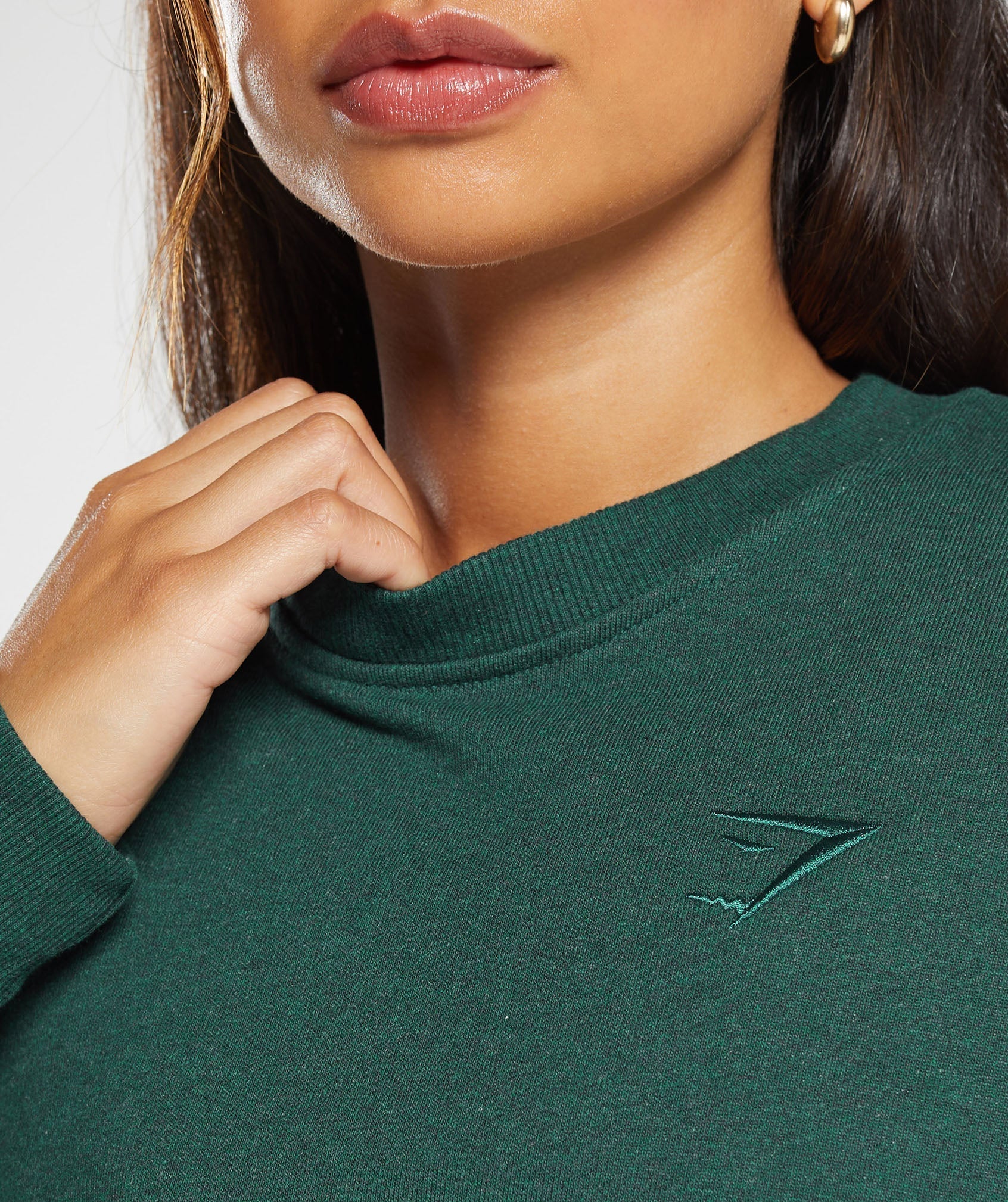 Rest Day Sweats Oversized Crew Bros Bold Teal Marl