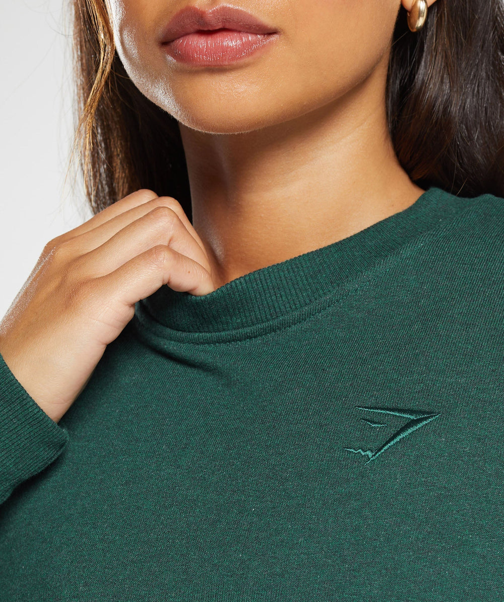 Rest Day Sweats Oversized Crew Bros Bold Teal Marl