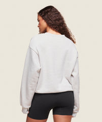 Phys Ed Crew Neck Sweatshirt Light Grey Core Marl