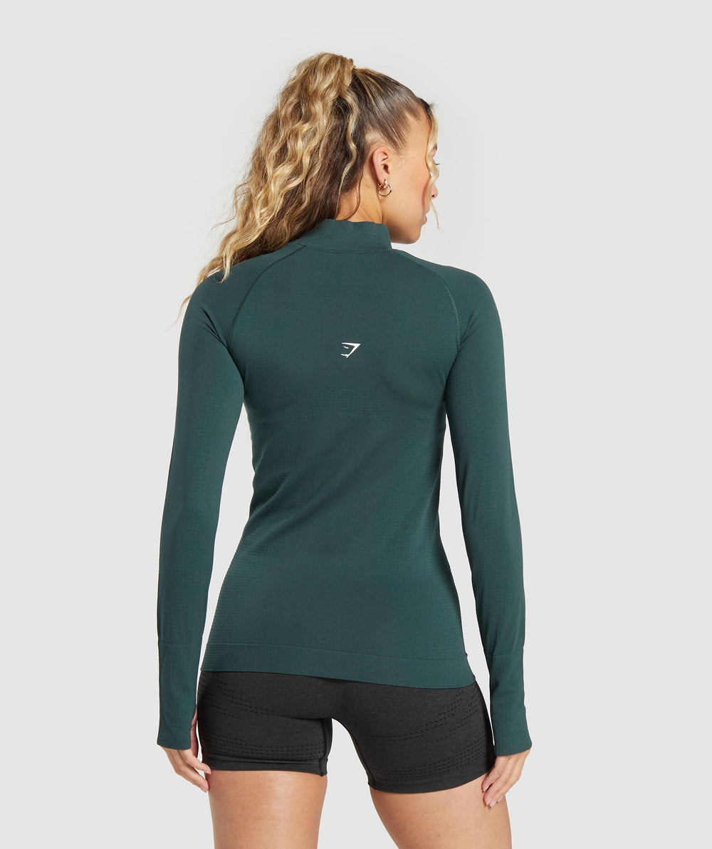 Vital 1/2 Zip Woodland Green Marl