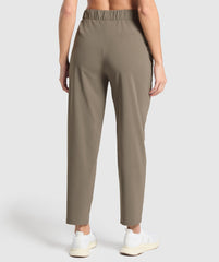 Tapered Woven Pants Camo Brown