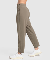 Tapered Woven Pants Camo Brown