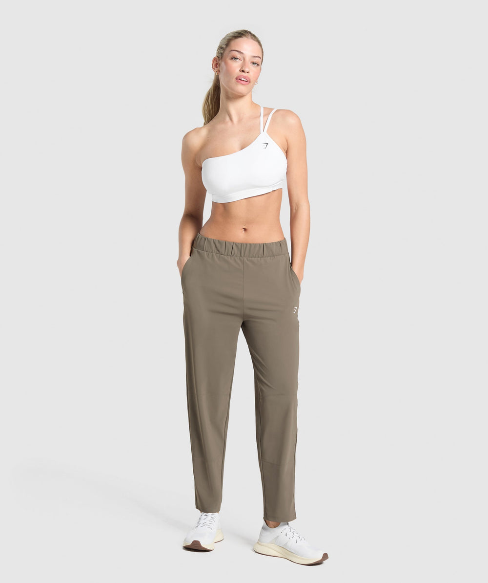 Tapered Woven Pants Camo Brown