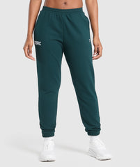 Running Graphic Joggers Strong Teal