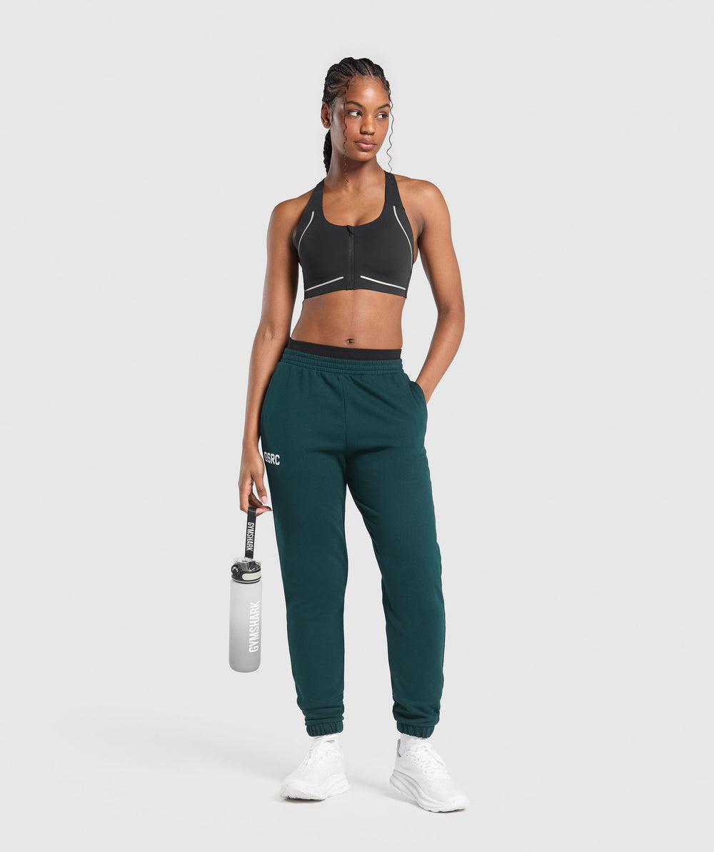 Running Graphic Joggers Strong Teal