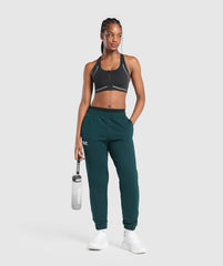 Running Graphic Joggers Strong Teal