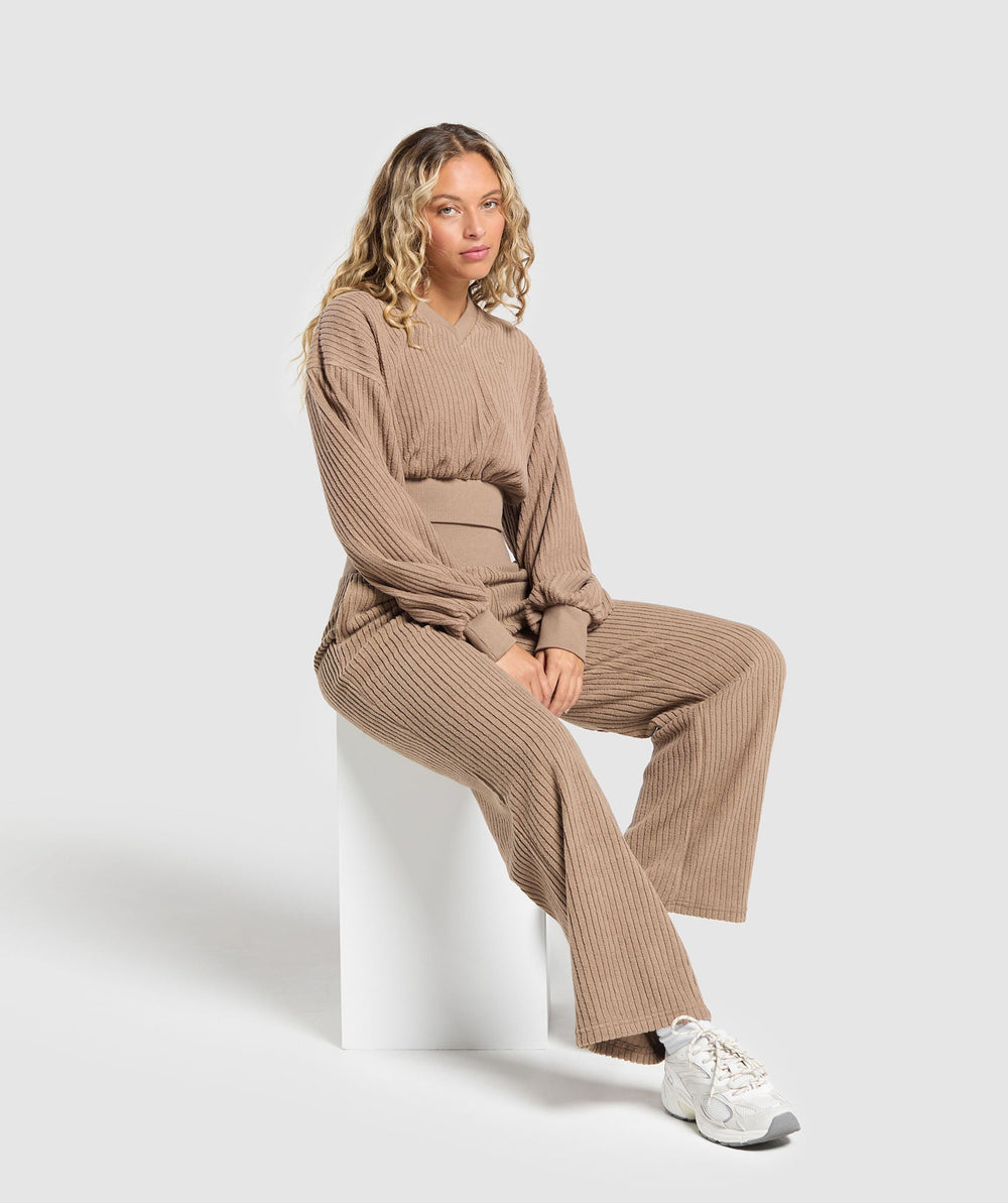 Cord Flared Trousers Soul Brown