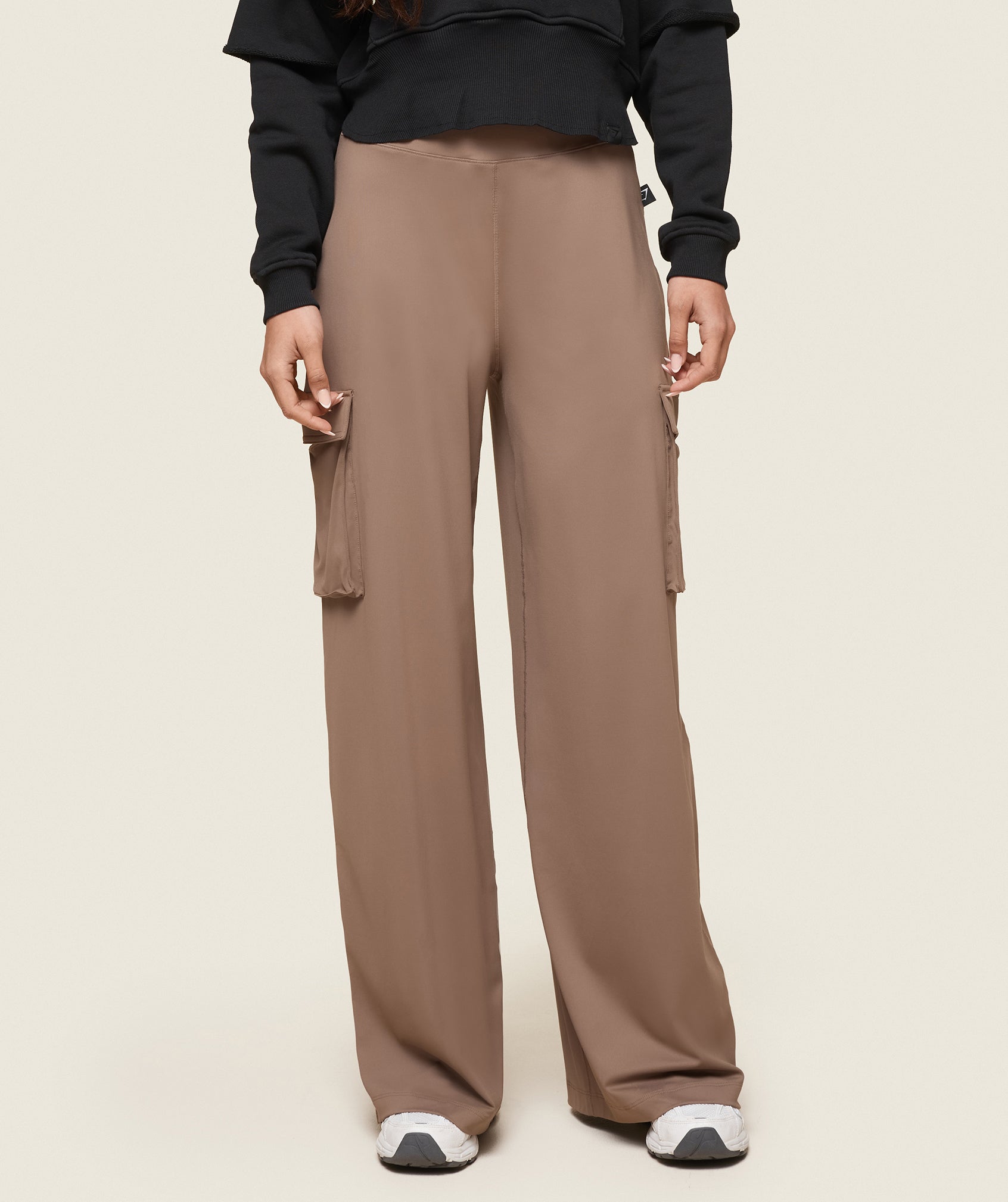GS x Leana Deeb Flared Pants Soul Brown