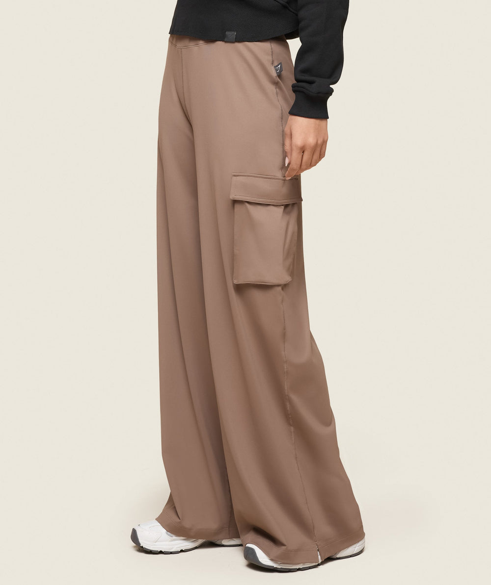 GS x Leana Deeb Flared Pants Soul Brown