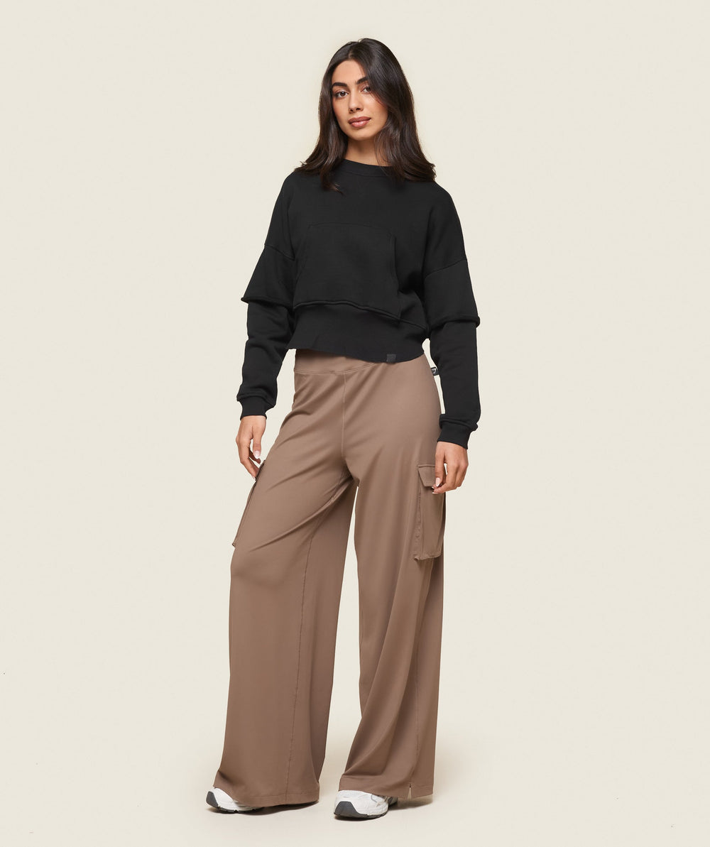 GS x Leana Deeb Flared Pants Soul Brown