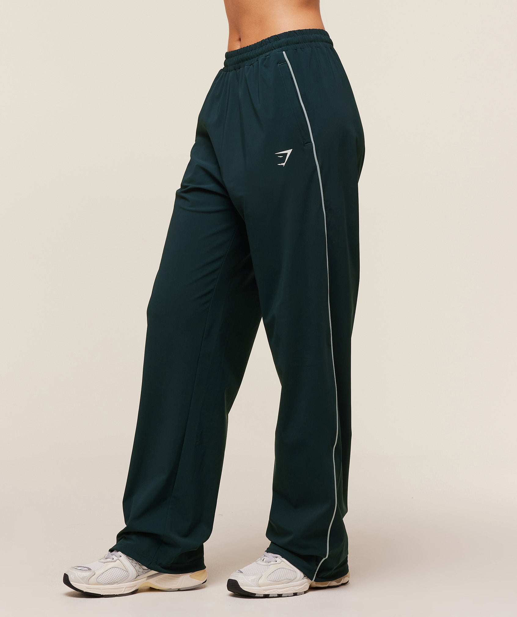 Stitch Feature Woven Pant Deep Petrol Blue/Smoke Blue