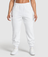 Gym Bunny Oversized Joggers White