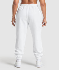 Gym Bunny Oversized Joggers White