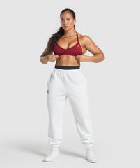Gym Bunny Oversized Joggers White