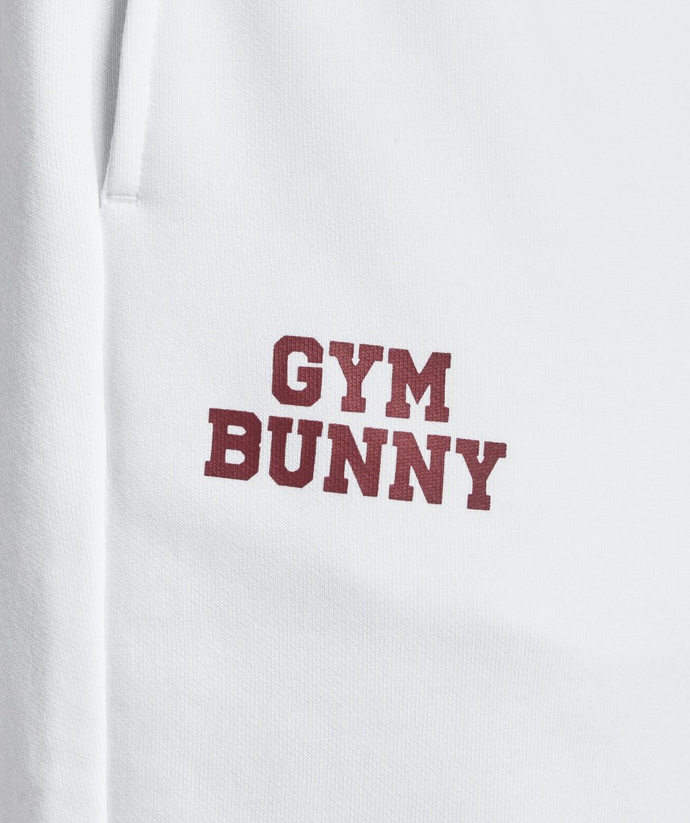 Gym Bunny Oversized Joggers White