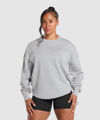 Power Washed Sweatshirt Silver Grey