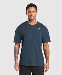 Crest T-Shirt Navy