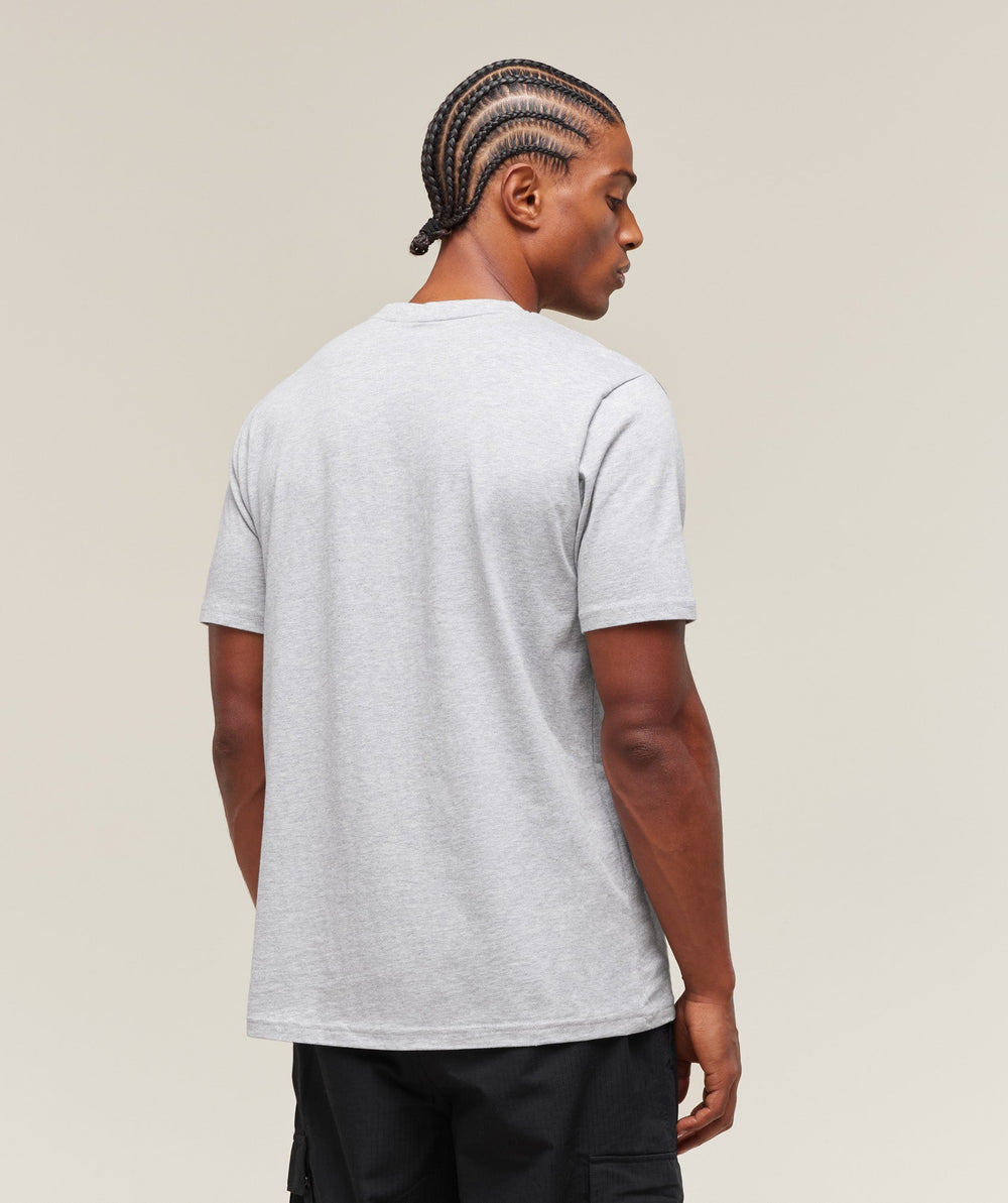 Crest T-Shirt Light Grey Marl