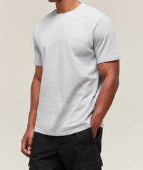 Crest T-Shirt Light Grey Marl