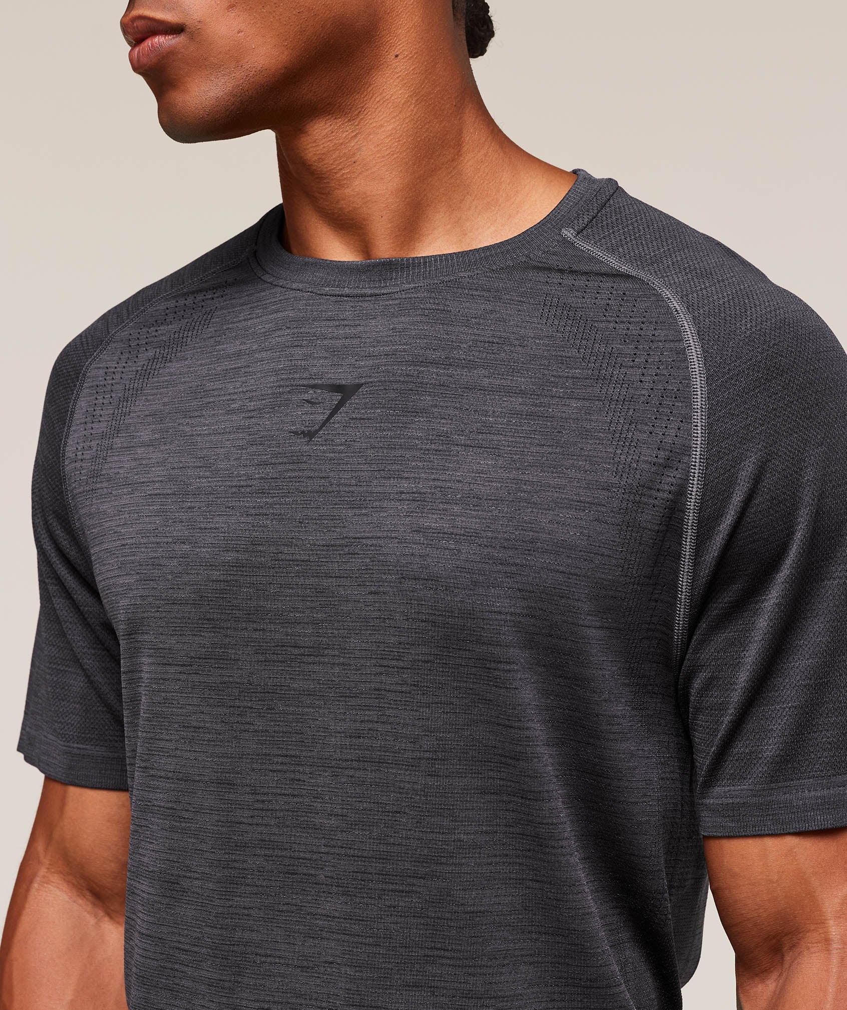 Versatile Seamless T-Shirt Dark Grey/Black