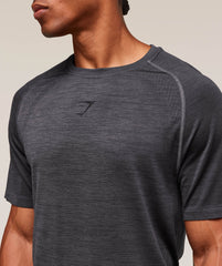 Versatile Seamless T-Shirt Dark Grey/Black