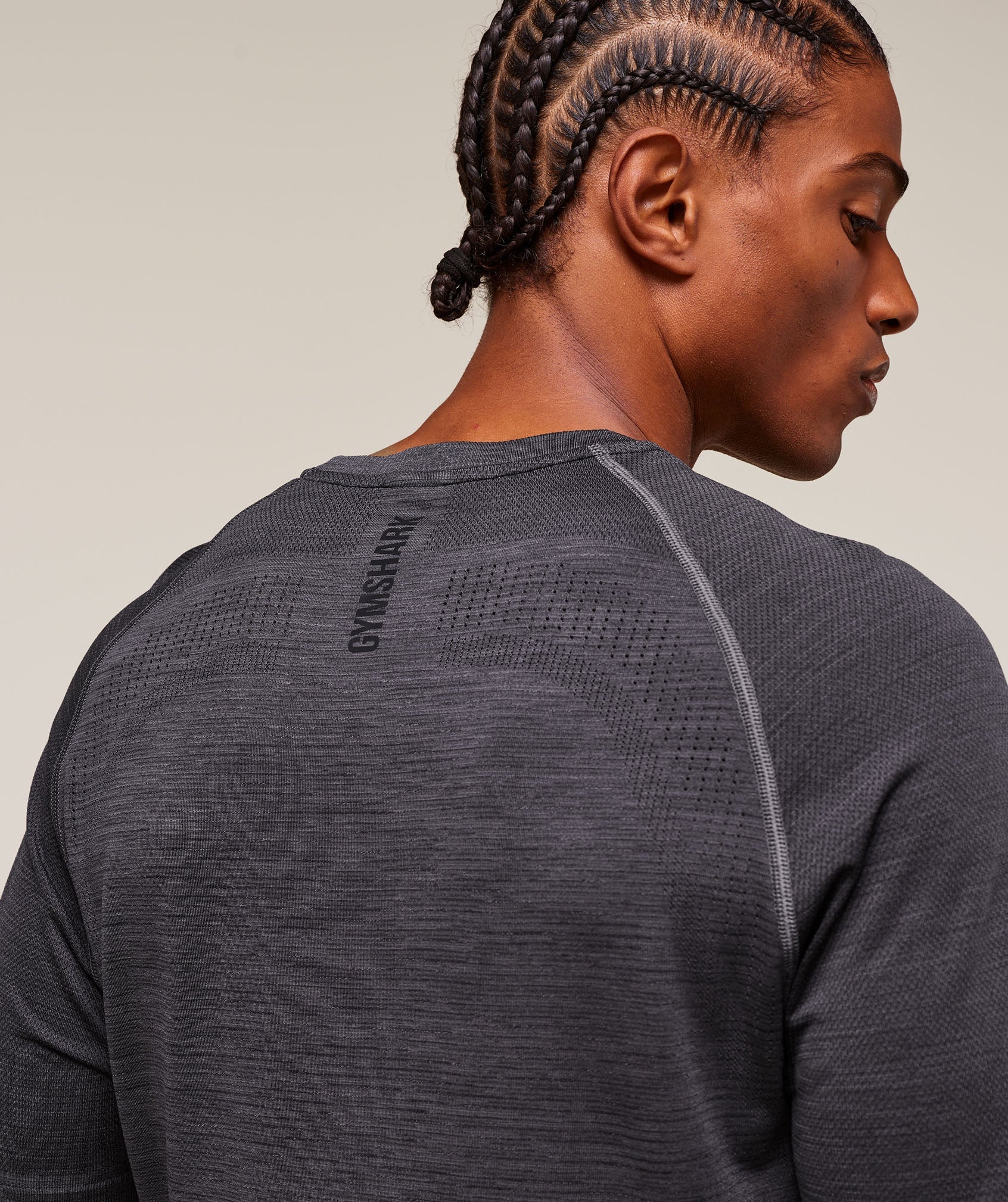 Versatile Seamless T-Shirt Dark Grey/Black