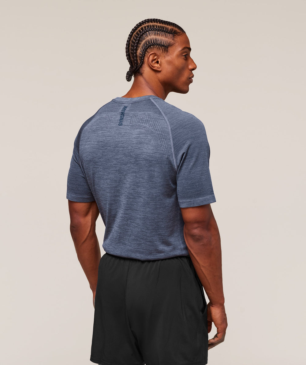 Versatile Seamless T-Shirt Iron Blue/Navy