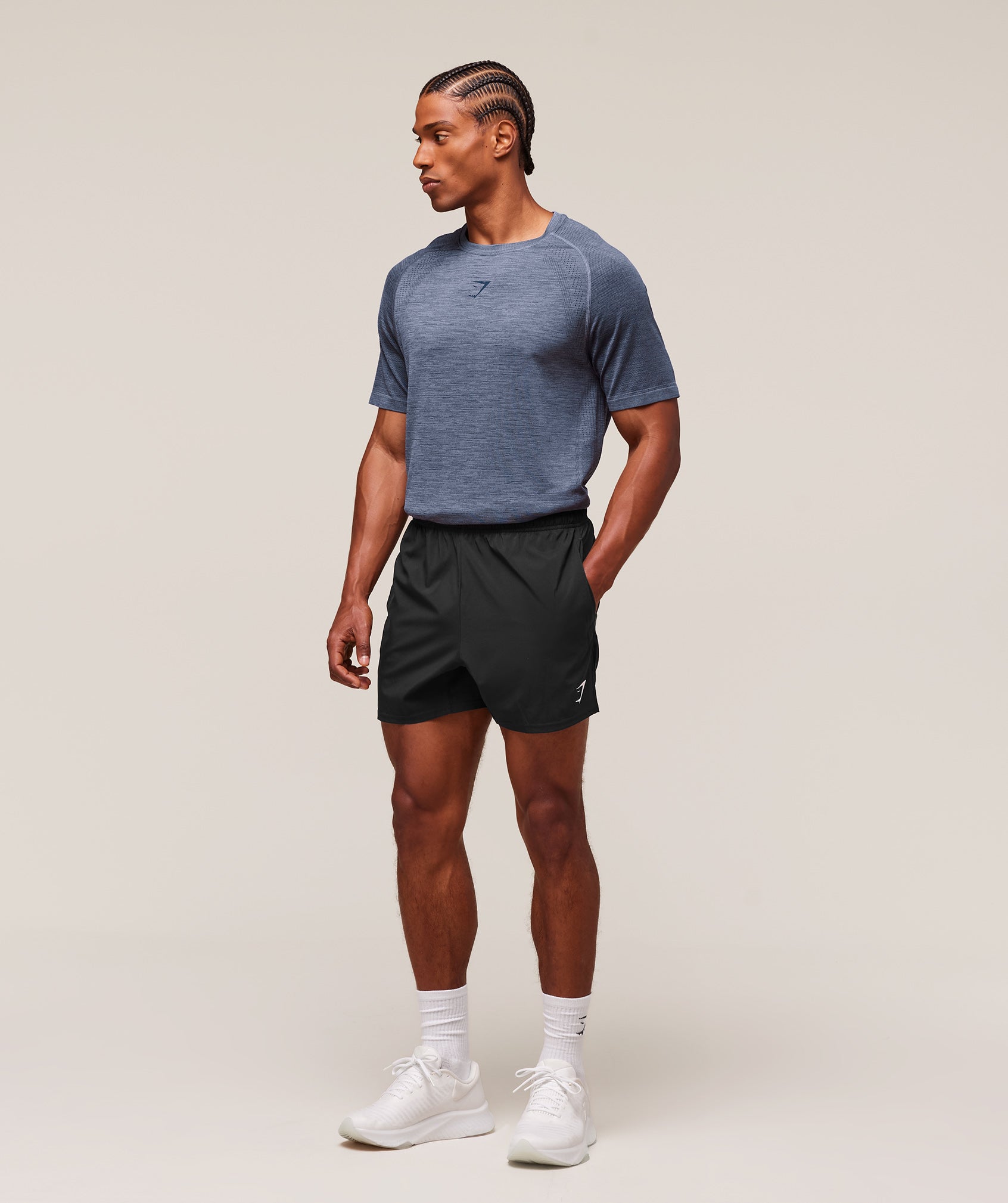 Versatile Seamless T-Shirt Iron Blue/Navy