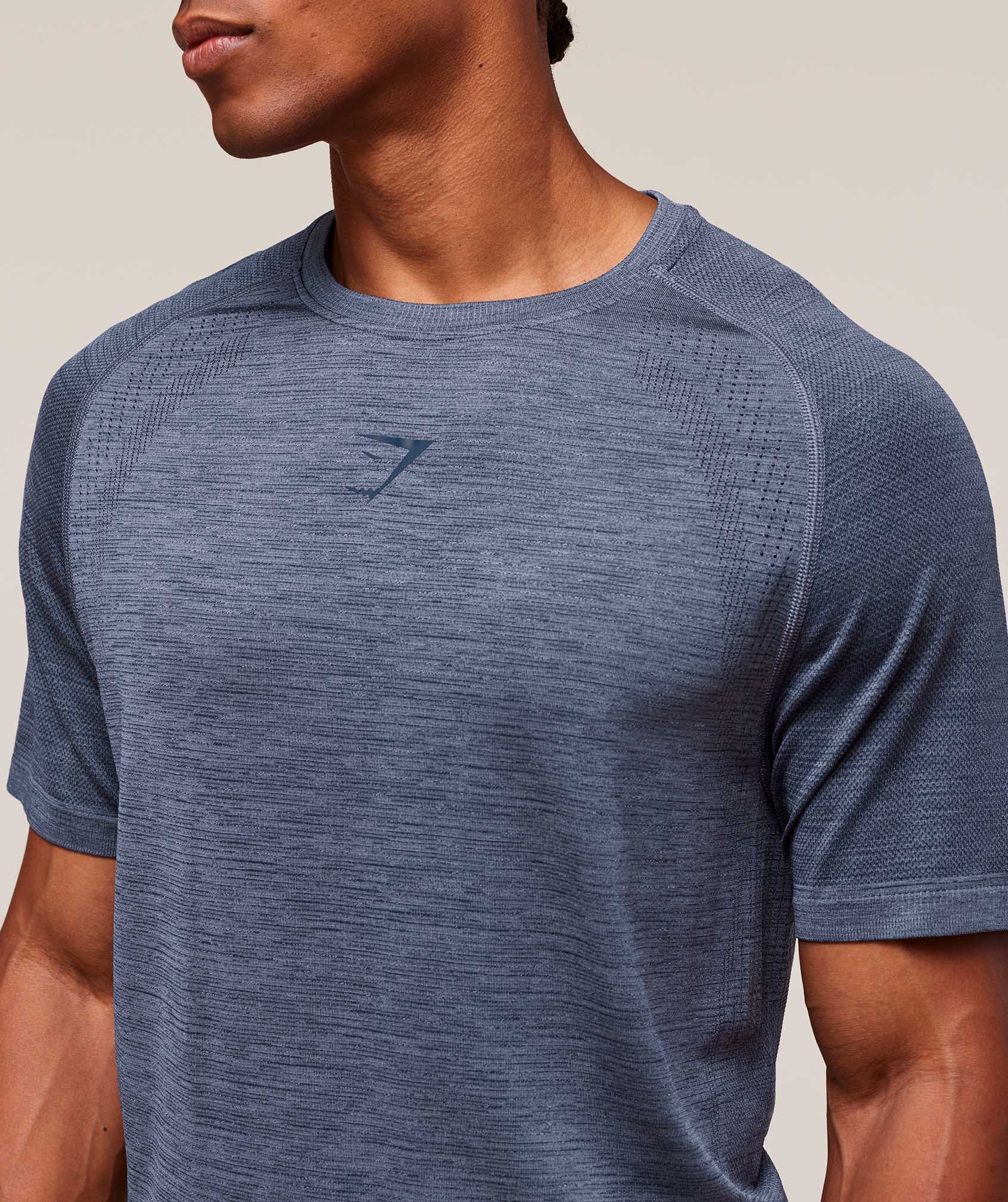Versatile Seamless T-Shirt Iron Blue/Navy