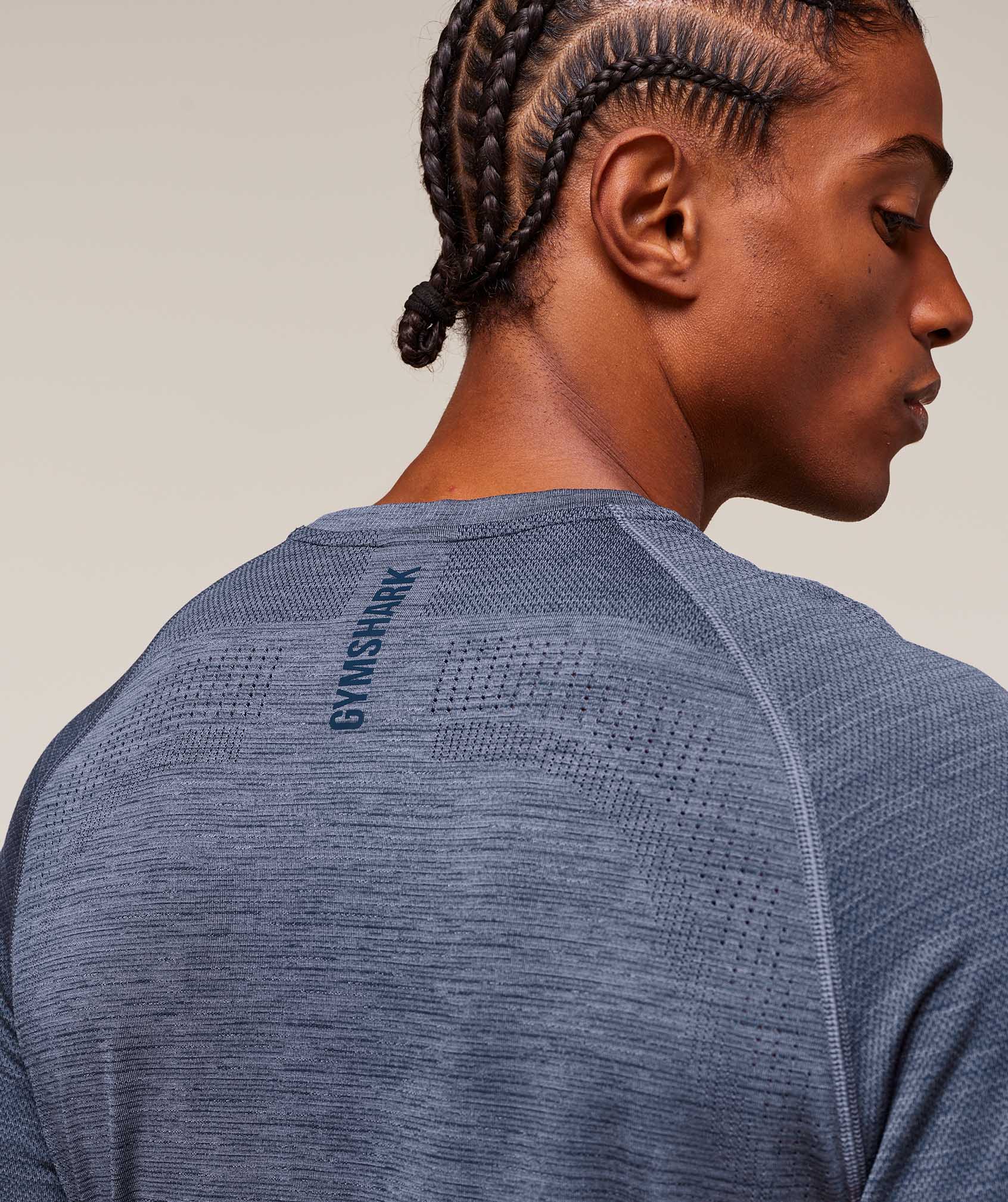 Versatile Seamless T-Shirt Iron Blue/Navy