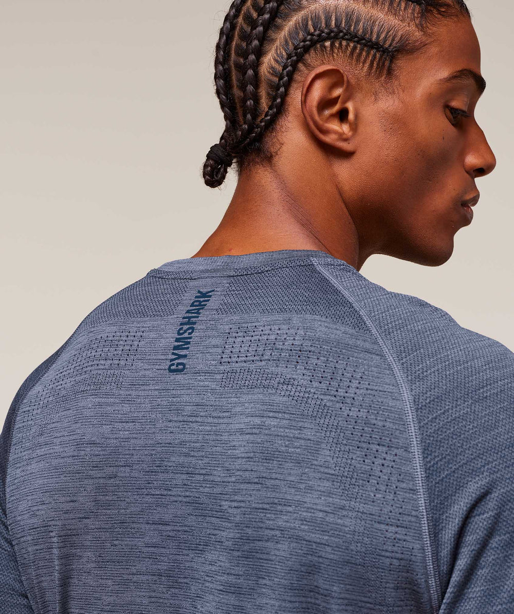 Versatile Seamless T-Shirt Iron Blue/Navy