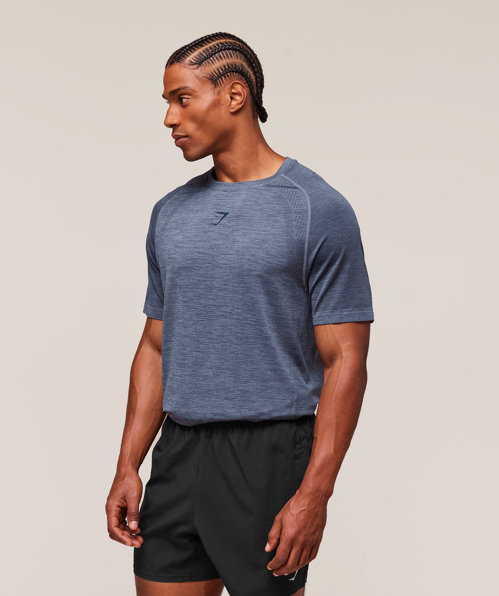 Versatile Seamless T-Shirt Iron Blue/Navy
