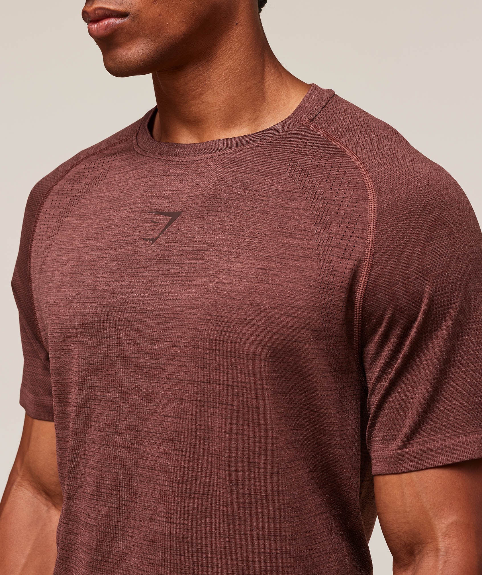 Versatile Seamless T-Shirt Rust Brown/Depth Brown