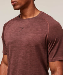 Versatile Seamless T-Shirt Rust Brown/Depth Brown