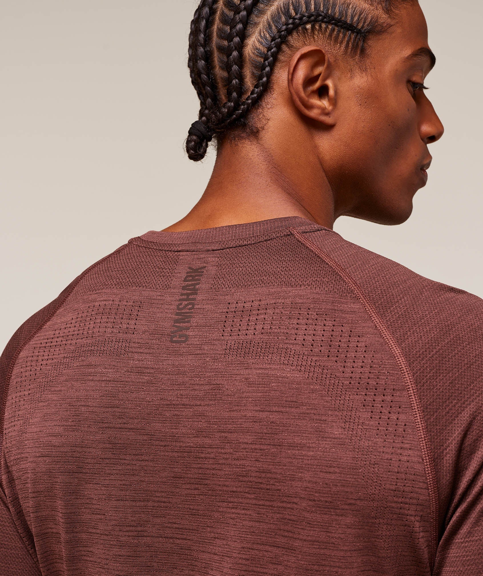 Versatile Seamless T-Shirt Rust Brown/Depth Brown