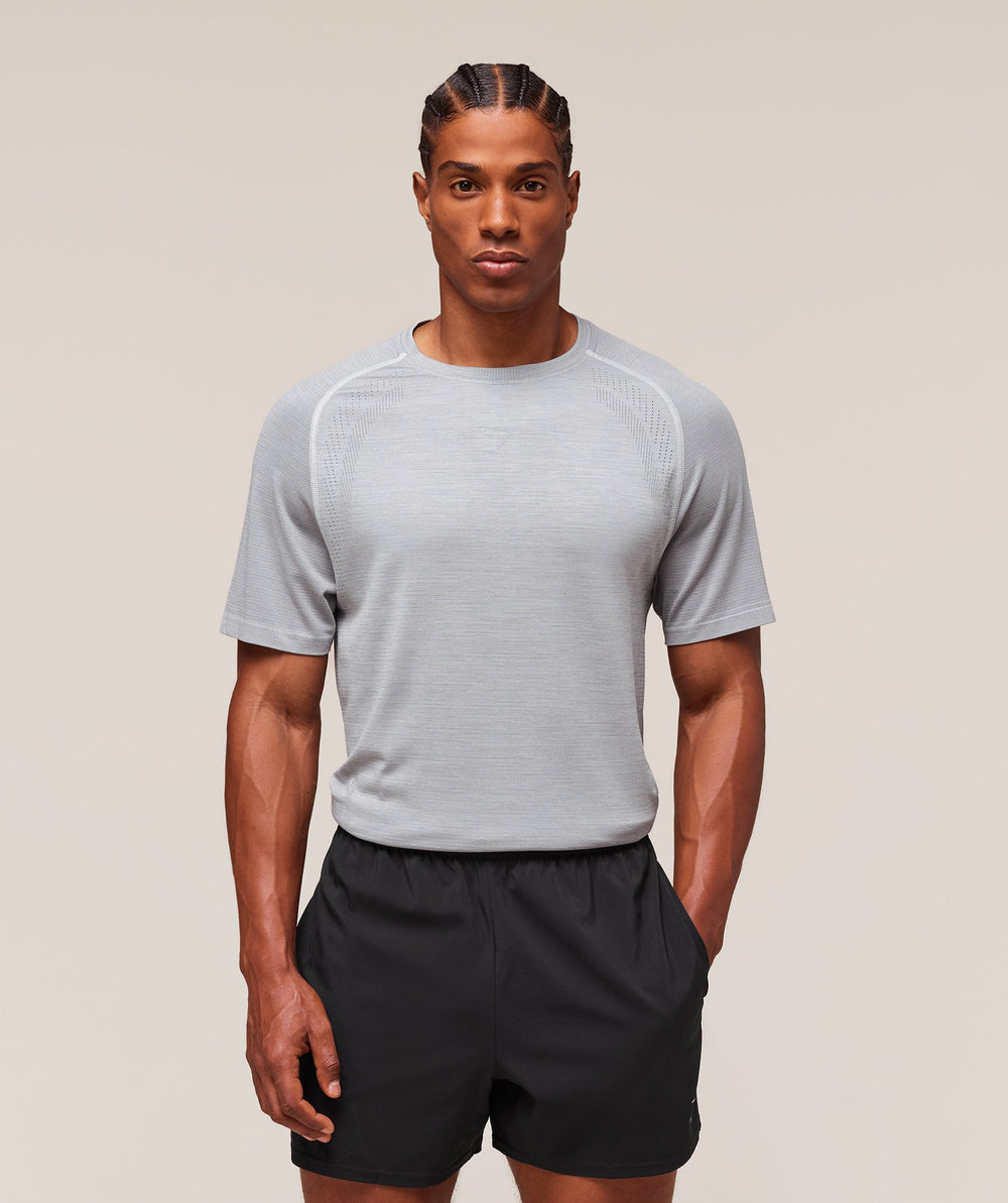 Versatile Seamless T-Shirt Light Grey/Smokey Grey