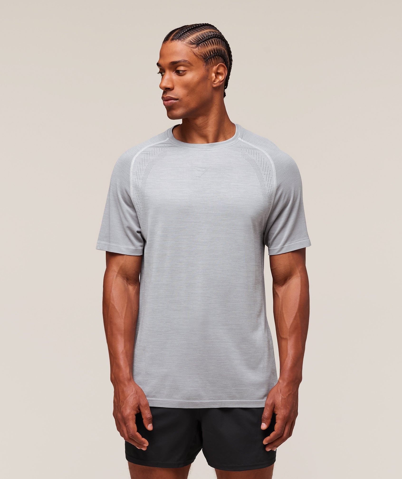 Versatile Seamless T-Shirt Light Grey/Smokey Grey