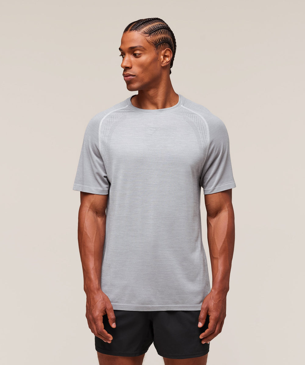 Versatile Seamless T-Shirt Light Grey/Smokey Grey