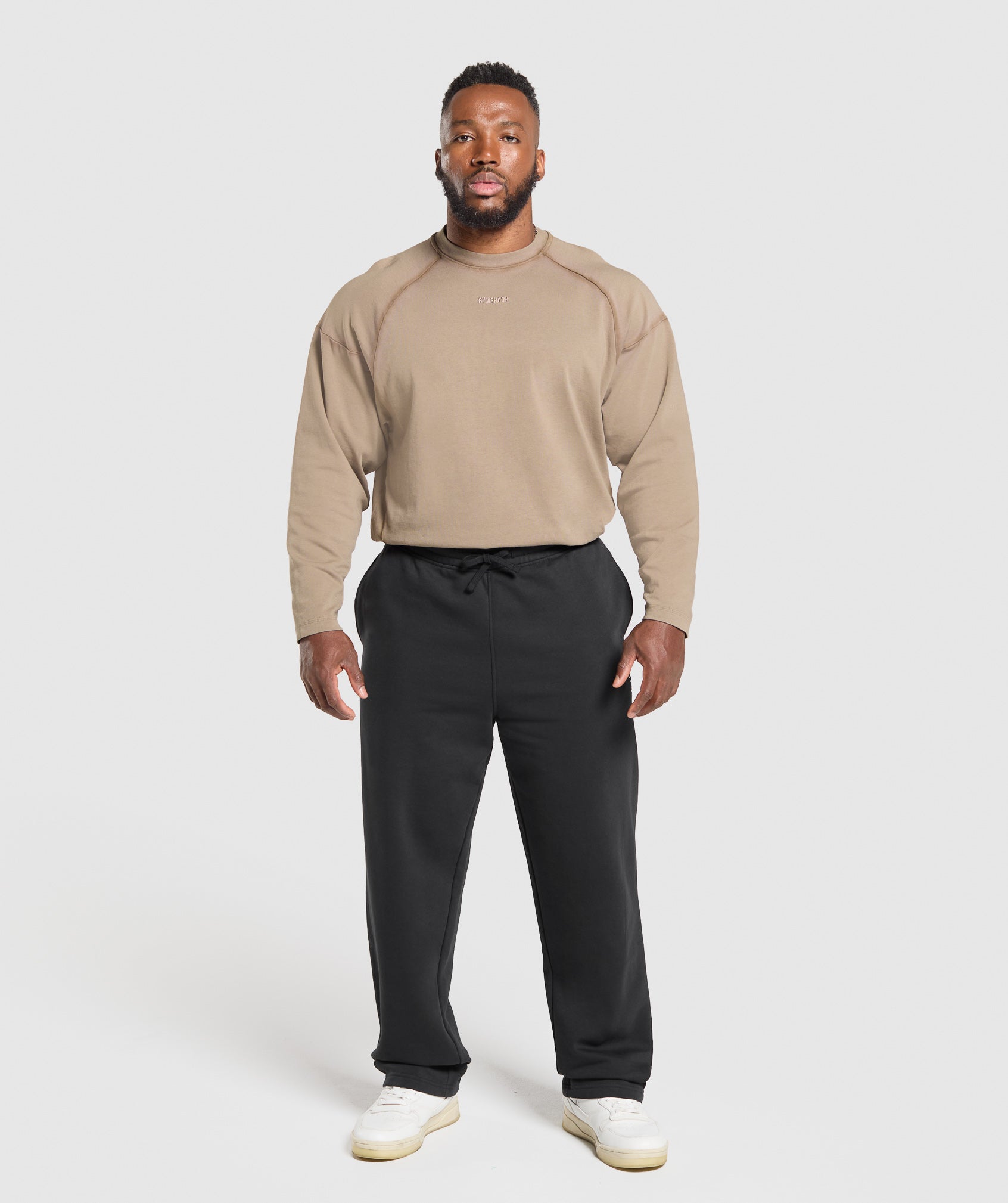 Heavyweight Long Sleeve T-Shirt Lifestyle Brown