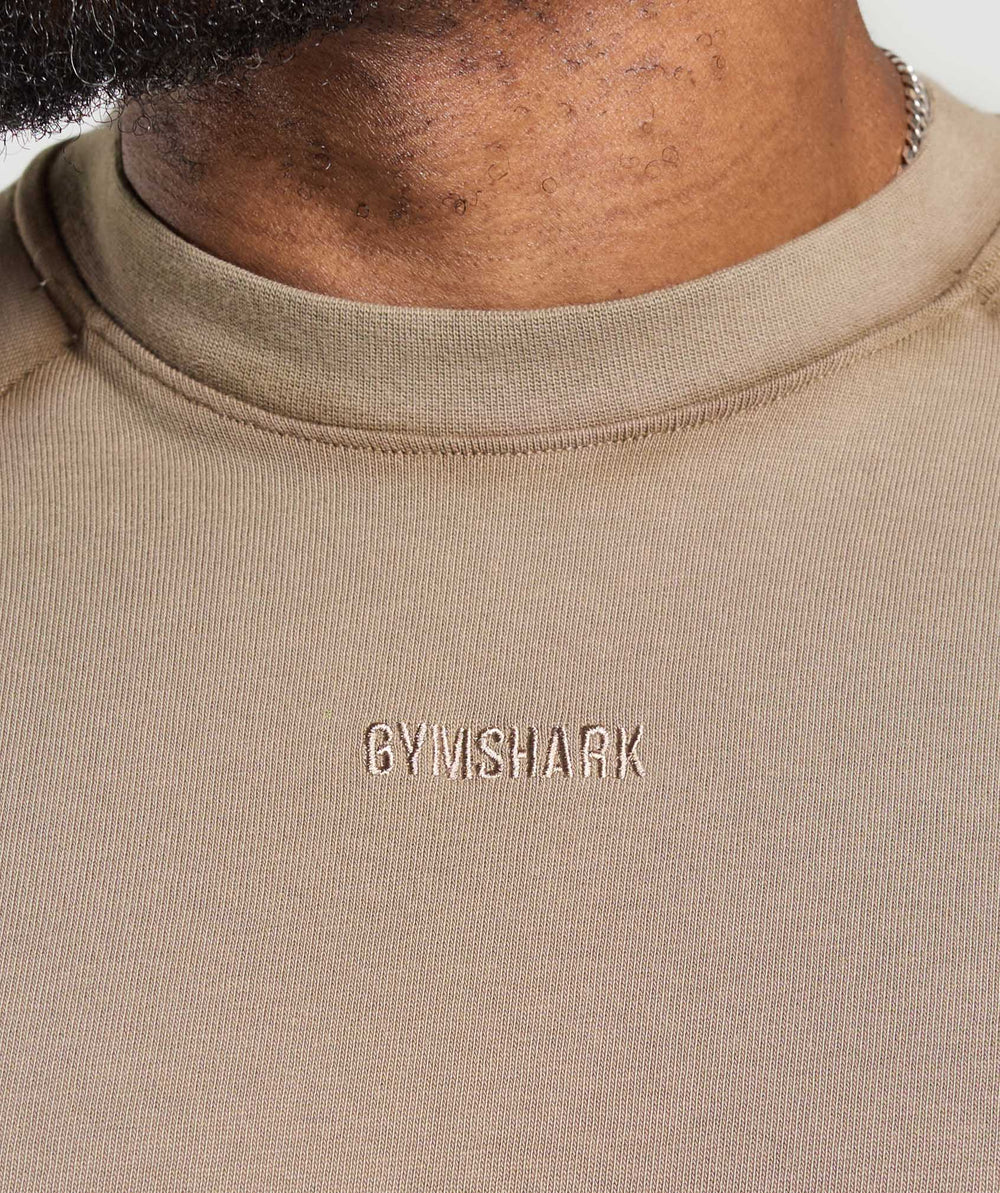 Heavyweight Long Sleeve T-Shirt Lifestyle Brown