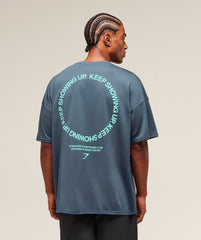 Keep Showing Up T-Shirt Titanium Blue
