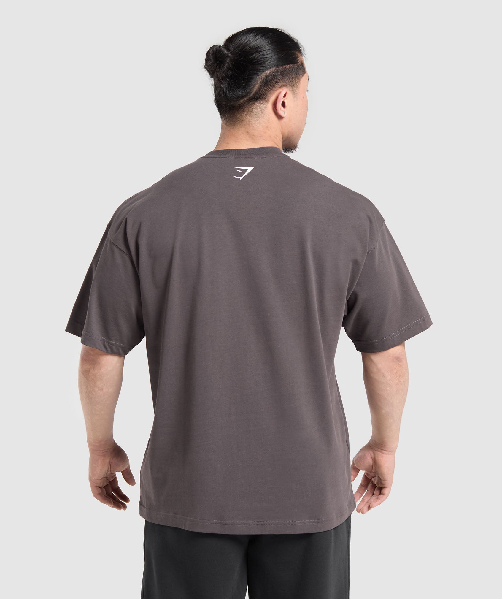 Strength Department Animal Oversized T-Shirt Greyed Purple