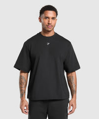 Rest Day Essentials Boxy T-Shirt Black