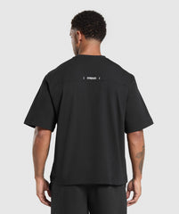 Rest Day Essentials Boxy T-Shirt Black