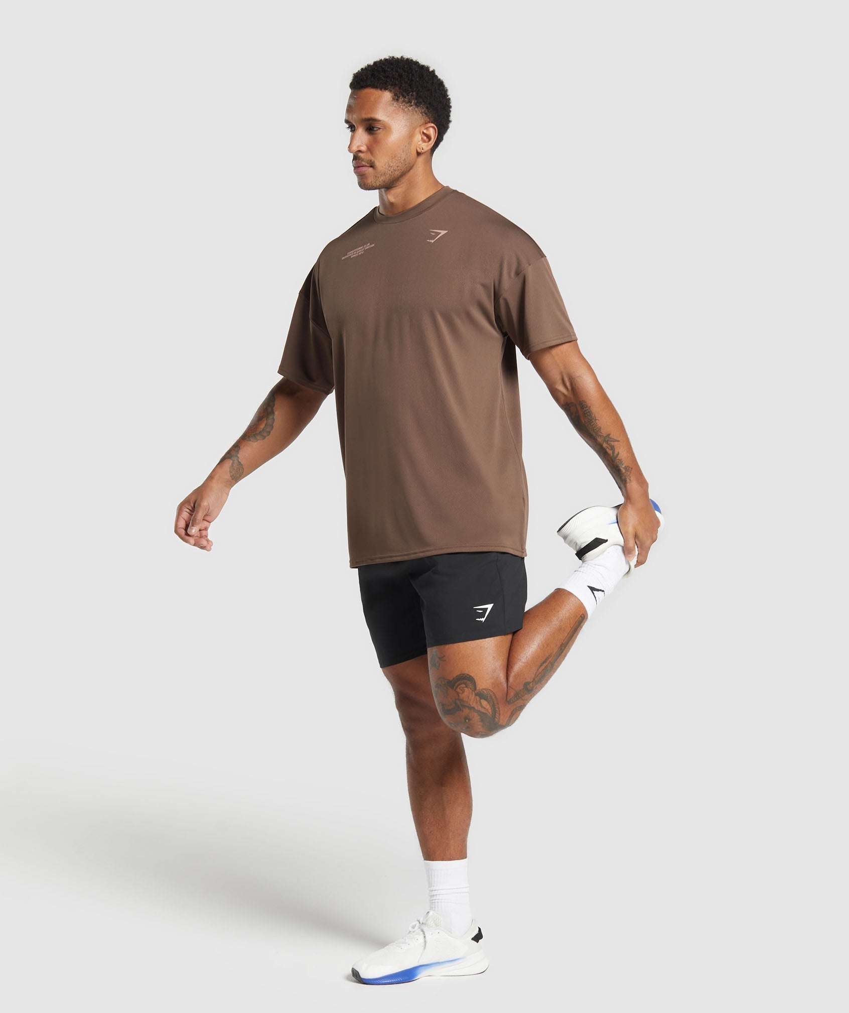 Conditioning Club Oversized T-Shirt Walnut Brown